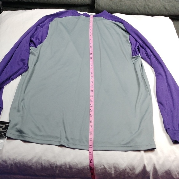 NWT Rawlings men's long sleeved athletic top size XL - Picture 6 of 7